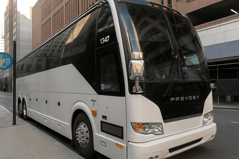 a Charter Bus Rental Chattanooga coach bus